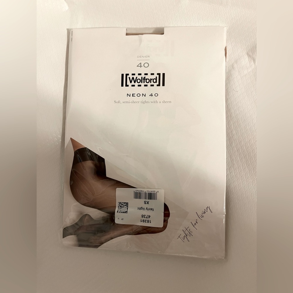 Wolford tights Neon 40- fairy light XS